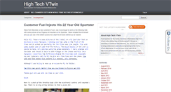 Desktop Screenshot of hitechvtwin.com